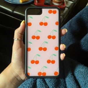 Pink cherries wildflower case 6/7/8 plus